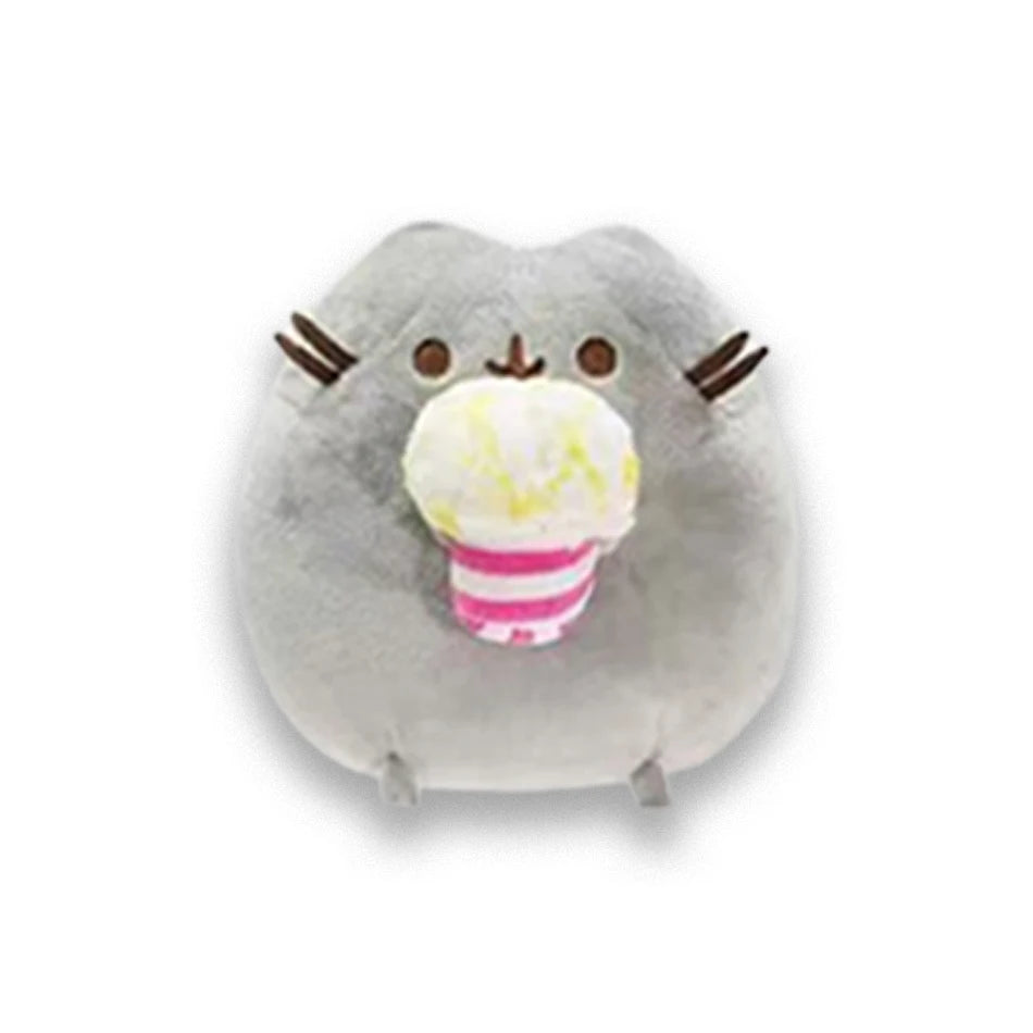 Juguete para gatos, juguete de peluche de Animal suave, almohada de gatito blanco y gris, regalo de cumpleaños, juguetes para mascotas Deco