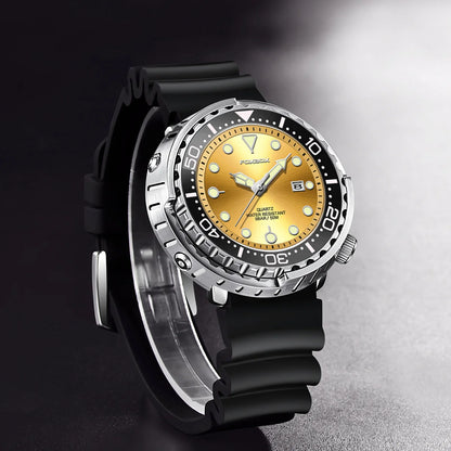 Reloj de lujo LIGE para hombre, deportivo, de exterior, con calendario, de cuarzo, de silicona suave, resistente al agua.