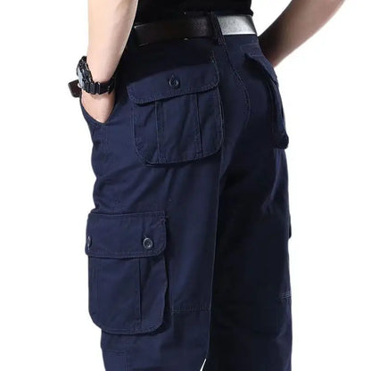 2025 Multiple pockets Tactical Cargo Pants Men Cotton Overalls Outdoor Work Trousers Big Size Hombre Clothing Camo Hiking Pants