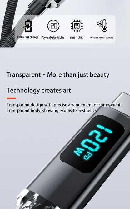 Cable USB tipo C JINMUXI PD de 120 W a USB C de 6 A, cargador de carga rápida para OPPO, Realme, Huawei Poco, Samsung, iPhone 15, cable de pantalla 16