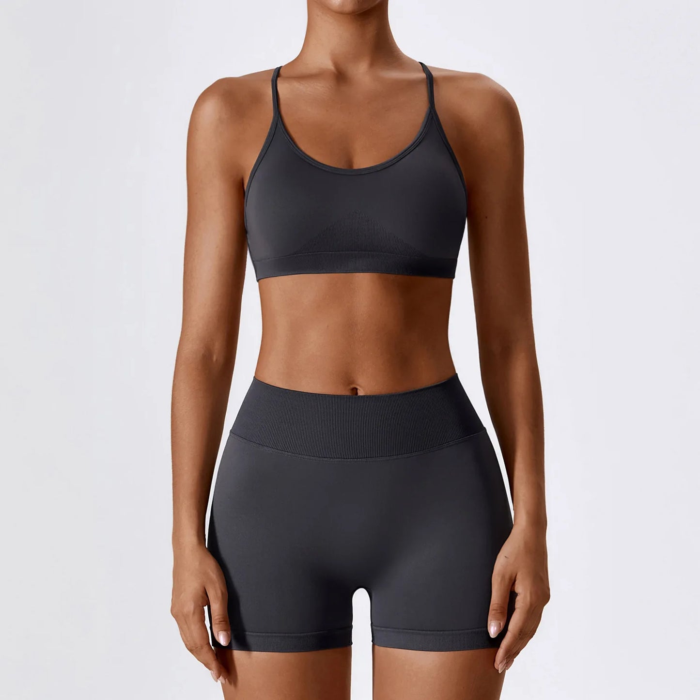 Conjunto de yoga deportivo sin costuras para mujer, 2 o 3 piezas, ropa deportiva para gimnasio, conjuntos de yoga para mujer, chándales, sujetador deportivo, leggings para gimnasio