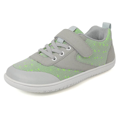 Zapatos descalzos para niños pequeños y grandes, zapatillas minimalistas anchas para niños y niñas, ligeros, de caída cero, planos naturales