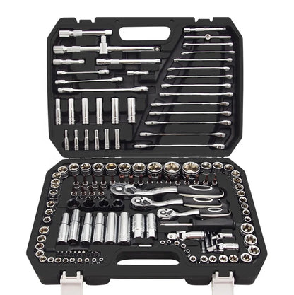Herramienta Automotriz Kit de Herramientas Mecánicas y Juego de Dados Juego Completo de Herramientas Mecánicas con Caja