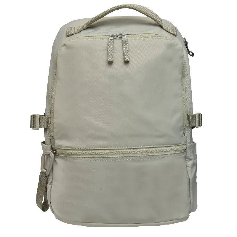 Mochila de viaje para estudiantes de secundaria y preparatoria, multifuncional, con doble hombro, para computadora de negocios, de nailon.