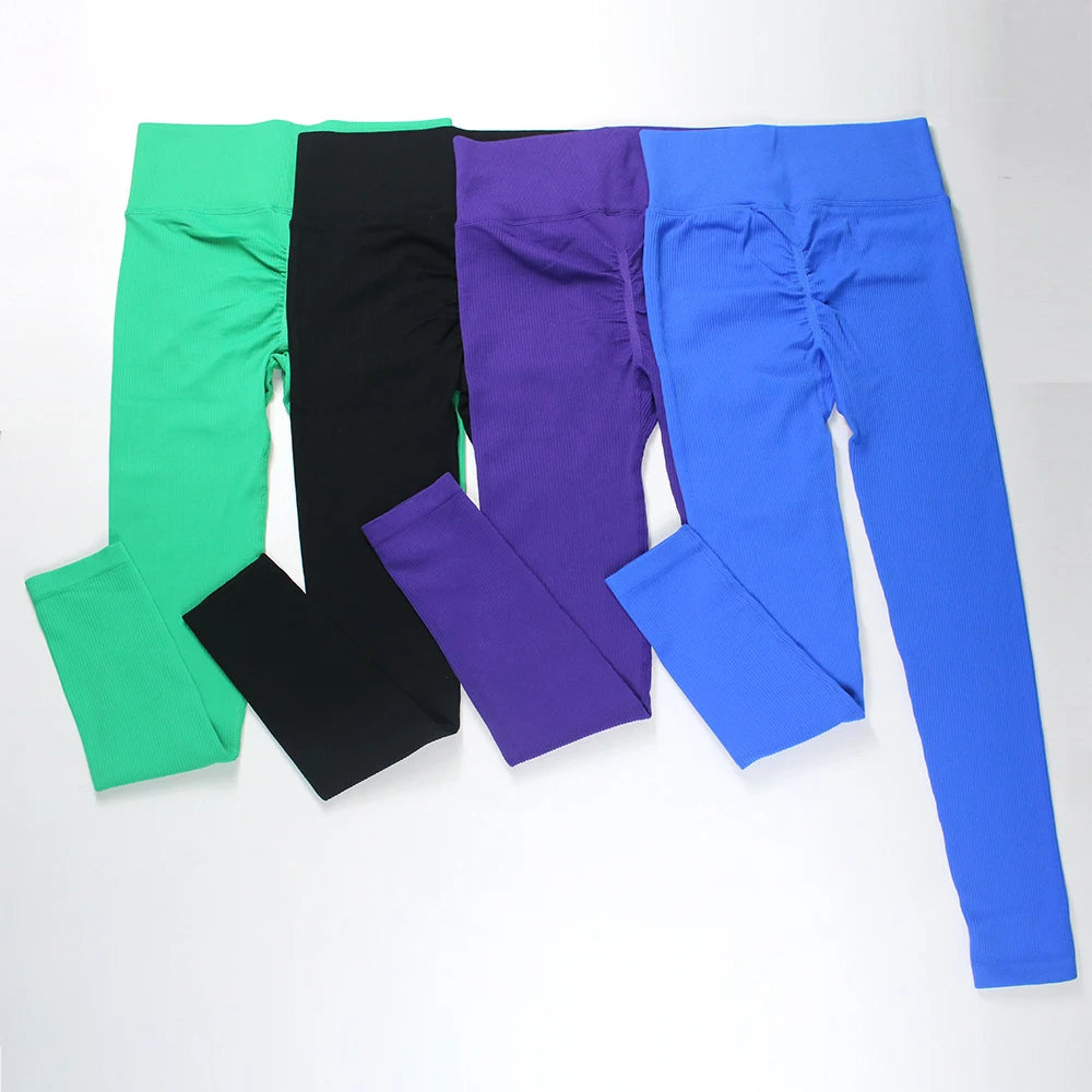 Pantalones de yoga LANTECH para mujer, ideales para deportes, correr, hacer ejercicio, hacer sentadillas, hacer ejercicio en el gimnasio y gracias a su elasticidad. Sin costuras.