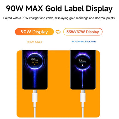 Xiaomi 90W Charger Fast Turbo Charging Wall Power Adapter 1M 6A Type C Cable Xiaomi Mi 15 14 Ultra Pro POCO X7 X6 Redmi Note 11T