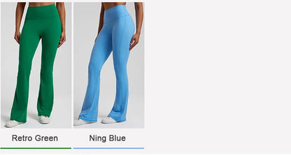 Buttery Soft High Waist Flare Leggings No Front Seam Workout Yoga Flared Pants Full Length Gym Sport Leggings Women Tights