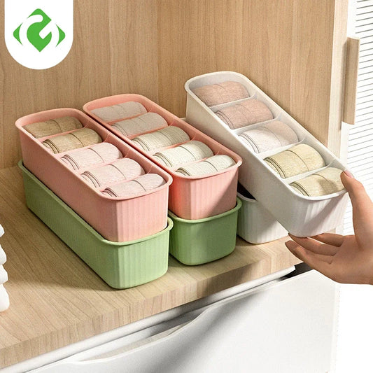 Caja de almacenamiento de calcetines, cajón organizador de calcetines, armario organizador para sujetadores, ropa interior, organizador de urticaria, organización de cajones