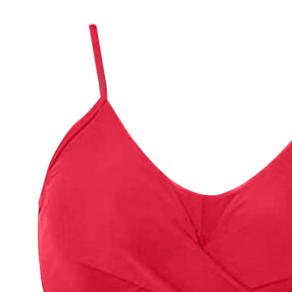 Summer Swimsuit  Stylish Cross Bandage Bra Panties Bikini Set  Breathable Bikini Set