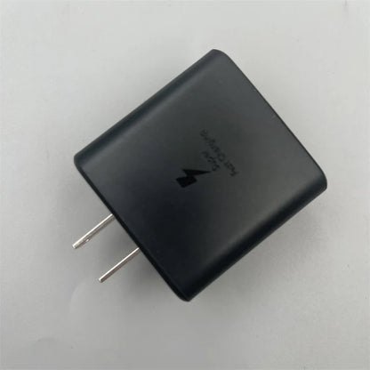 Cargador rápido PD original de 45 W, adaptador de pared de carga rápida tipo C para Samsung Galaxy S23 S22 S21 Ultra A54 A53 A52S.