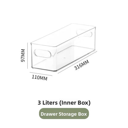 Caja de almacenamiento para refrigerador Der Sle, organizador para huevos, contenedor para conservación, caja de subpaquete de congelación, caja de plástico para alimentos
