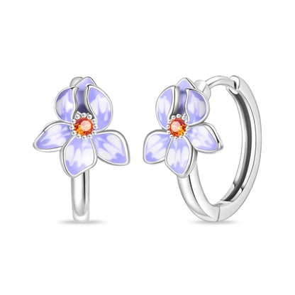 Pendientes de plata de ley 925 con diseño de mariposa, abeja, mariquita y flor de arcoíris para mujer, joyería de moda para fiestas de cumpleaños, regalos