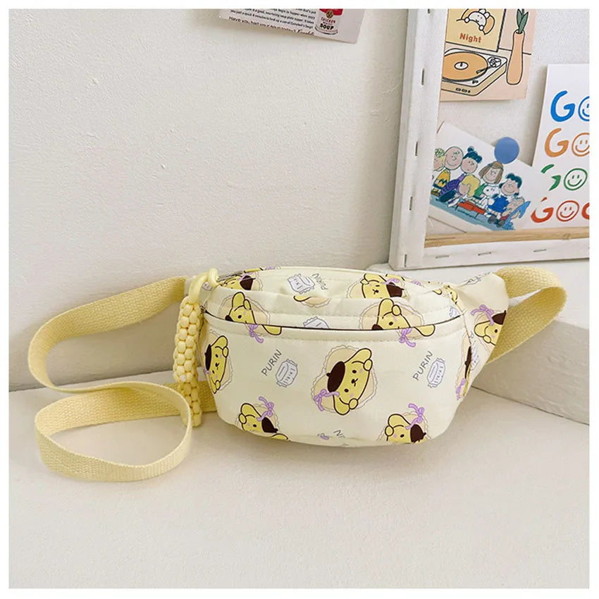 Bolso de pecho Sanrio Kuromi, bandolera de Cinnamoroll, bolso de hombro, riñonera, monedero My Melody Hello Kitty, regalo para niña