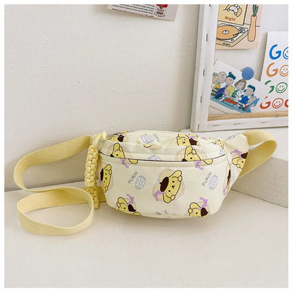 Bolso de pecho Sanrio Kuromi, bandolera de Cinnamoroll, bolso de hombro, riñonera, monedero My Melody Hello Kitty, regalo para niña