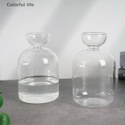 Kit de cultivo de semillas de vidrio para plantas, para amantes de la jardinería, para iniciar semillas de aguacate, jarrón de vidrio transparente.