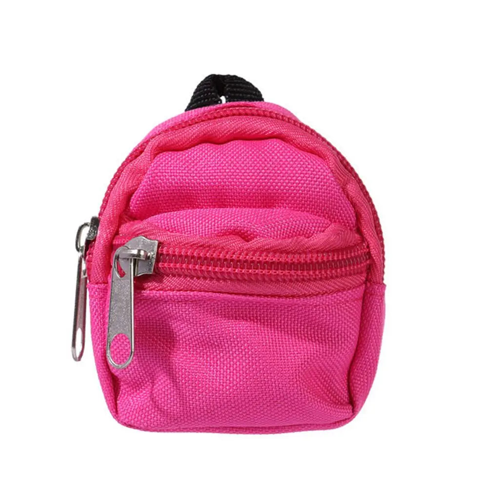 Regalos Muñecas Accesorios Mochila Regalos para niños Mini mochila 1/6 BJD Mochila escolar para muñecas BJD Bolso para muñecas en miniatura Bolso para muñecas Mochila para muñecas