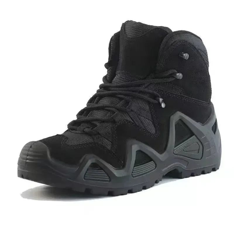 Botas tácticas de combate para hombre, impermeables, para senderismo, trabajo y escalada. Botas tácticas militares de intervención y seguridad.