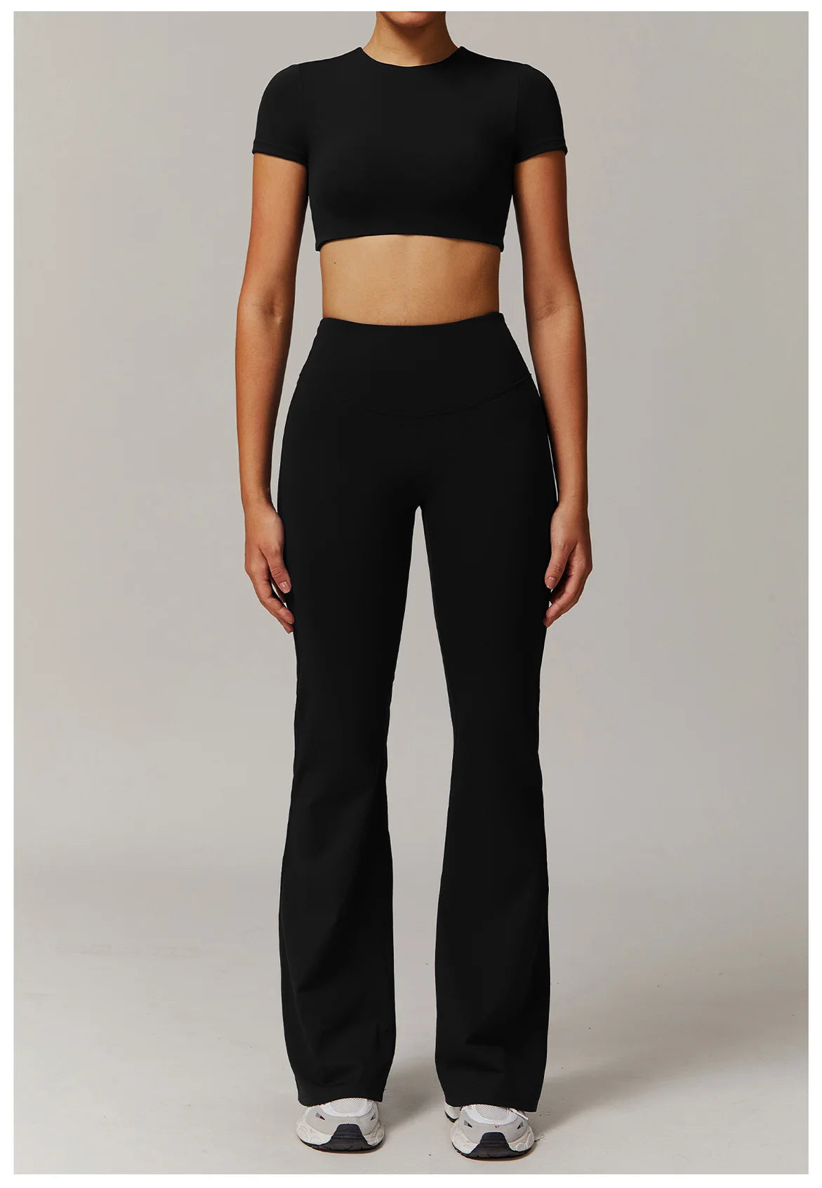 Women's Tracksuit 2PCS Yoga Sets Sportswear Workout Fitness Long Sleeved Sports Bra High Waist Leggings Gym Clothing Sports Suit