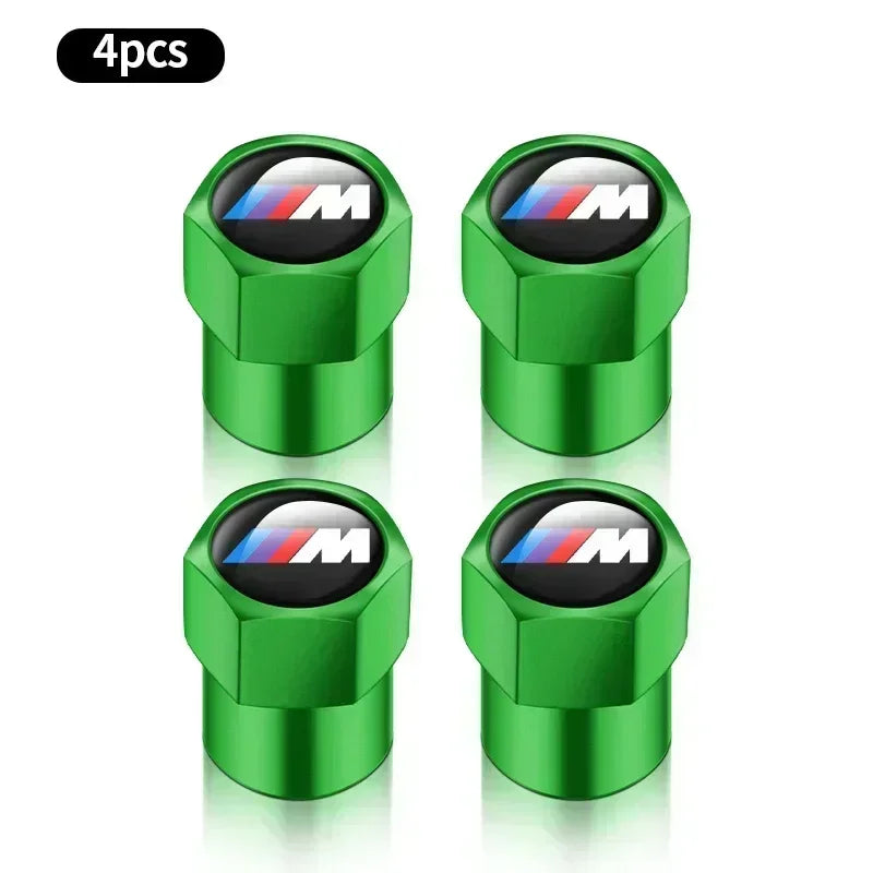 Juego de 4 tapas de válvula de aire para neumáticos de coche de metal para BMW M Performance E36 E60 E90 X2 X1 X3 X5 E46 E39 E70 M3 M5 M6