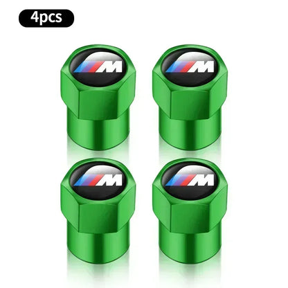 Juego de 4 tapas de válvula de aire para neumáticos de coche de metal para BMW M Performance E36 E60 E90 X2 X1 X3 X5 E46 E39 E70 M3 M5 M6