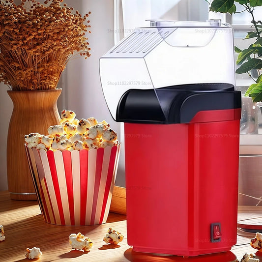 Mini máquina de palomitas de maíz, pequeño electrodoméstico para niños, máquina de palomitas de maíz totalmente automática, calentamiento y entrega rápidos.