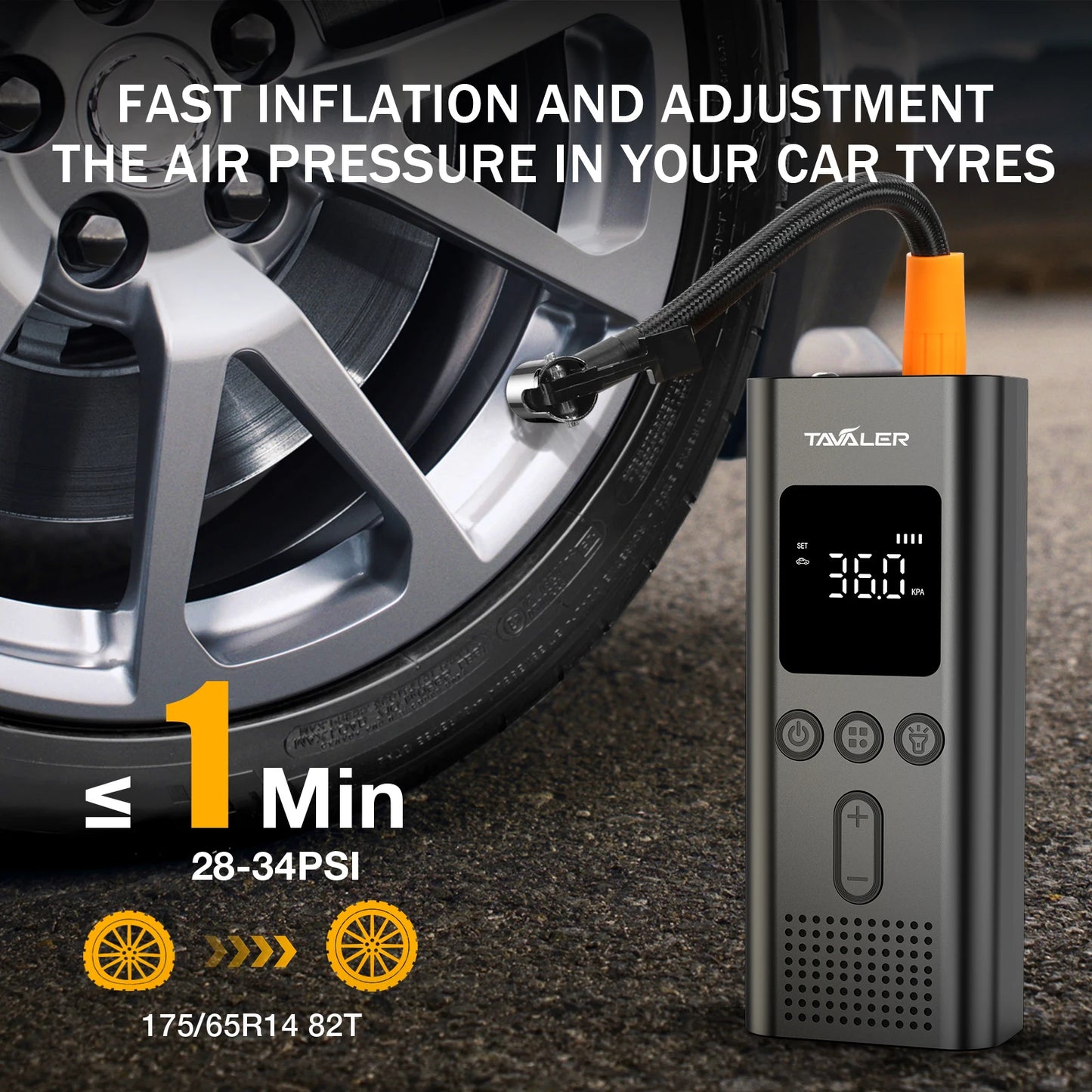 Bomba de aire inalámbrica de 150 psi, inflador de neumáticos eléctrico portátil para coche, bicicleta, motocicleta, compresor de aire, inyector, accesorios para bicicleta.