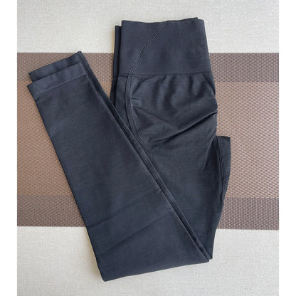 Pantalones deportivos ajustados sin costuras TKITK, leggings de gimnasio para mujer, pantalones de yoga suaves de cintura alta, ropa deportiva para fitness.