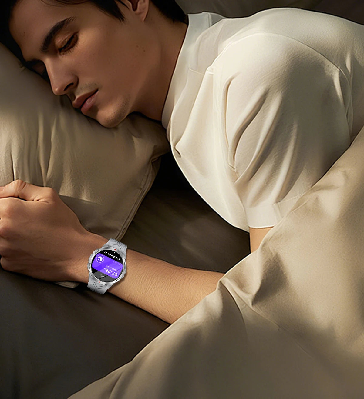 Reloj inteligente deportivo para exteriores para hombre, con batería grande de 1100 mAh, brújula, linterna LED, control del ritmo cardíaco, compatible con Android e iOS.