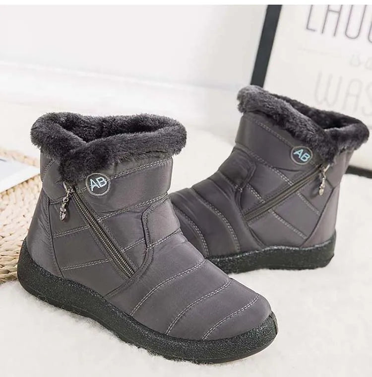 Botas de nieve para mujer, zapatos casuales para mujer, botines impermeables para mujer, botines ligeros de talla grande, botas de invierno para niñas