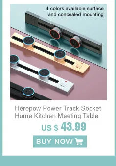 Adaptador de enchufe para electrodomésticos inteligentes Herepow Thailand, enchufe de pared USB doble estándar americano tipo C de 3,1 A con carga rápida.