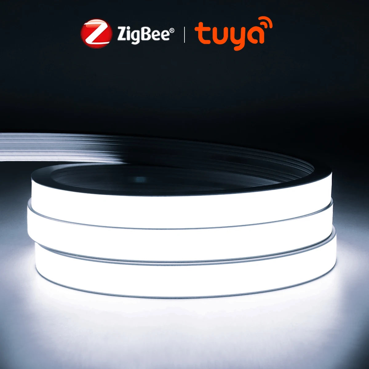 Tira LED COB inteligente ZigBee 3.0 Wifi Tuya de 5V con luz USB, cinta LED neón con regulador de intensidad, controlador LED compatible con Alexa, lámpara de armario, decoración