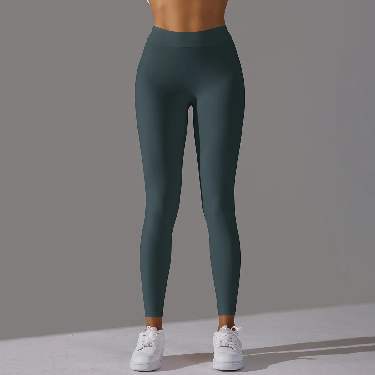 Women Seamless Solid Leggings Knitted High Waist Sports Leggings Fashion Hip Lifting Running Yoga Sport Gym Tights Pantalones