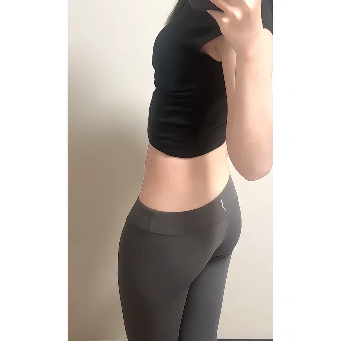 Pantalones largos de yoga de seda de hielo de cintura baja para mujer, ideales para el verano. Diseño que realza el abdomen y los glúteos, perfectos para el ejercicio y el fitness.