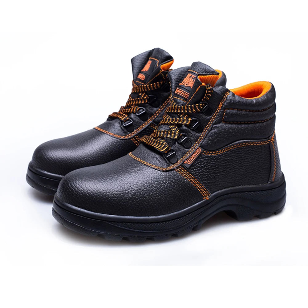 Calzado de trabajo, zapatos de protección, botas de seguridad impermeables para hombre, para construcción, antiperforación y antigolpes.