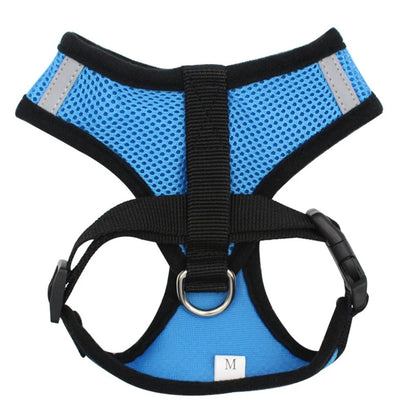 Arnés y correa de malla transpirable de nailon para perros y gatos, chaleco, arnés para perros pequeños, gatitos y gatos, accesorios para mascotas.
