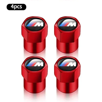 Juego de 4 tapas de válvula de aire para neumáticos de coche de metal para BMW M Performance E36 E60 E90 X2 X1 X3 X5 E46 E39 E70 M3 M5 M6