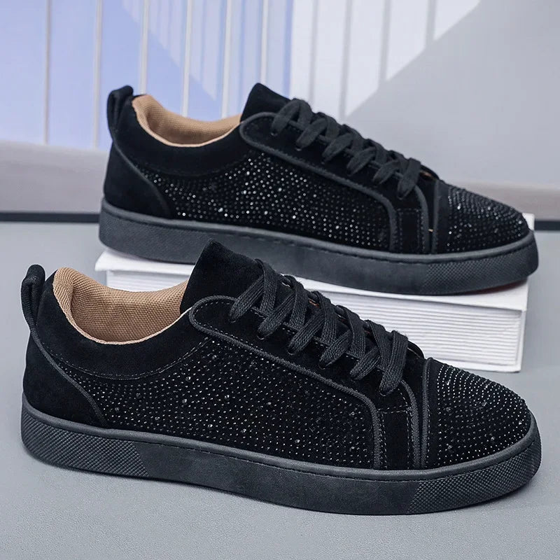 Zapatos casuales para hombre, zapatos deportivos de moda, suela de goma transpirable, calzado de verano, estilo juvenil de Hong Kong.