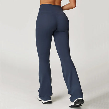 Leggings de impacto para mujer, pantalones de yoga acampanados, pantalones deportivos de yoga, ropa de gimnasio, ropa de entrenamiento, mallas, pantalones de pierna ancha, leggings acampanados