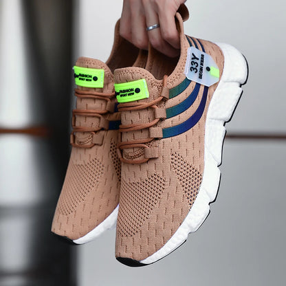 Zapatillas deportivas informales de verano para hombre, transpirables, ligeras, de malla para correr al aire libre, deportivas para correr, tenis para caminar