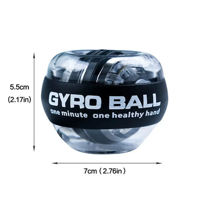 Pelota de entrenamiento de potencia con LED para muñeca, giroscopio de arranque automático para brazo, mano y antebrazo, equipo deportivo de fitness.