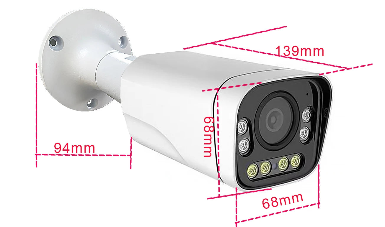 Cámara IP 4K 8MP WIFI con zoom 15x, seguimiento, PoE, protocolo RTMP Hikvision, tarjeta SD/TF de 512 GB, infrarrojos de 30 m, visión nocturna a color de 20 m