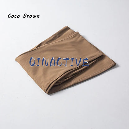 Pantalones de yoga QINACTIV para mujer, tipo flare, acampanados, de cintura alta, para fitness, gimnasio, deportes casuales y elásticos.