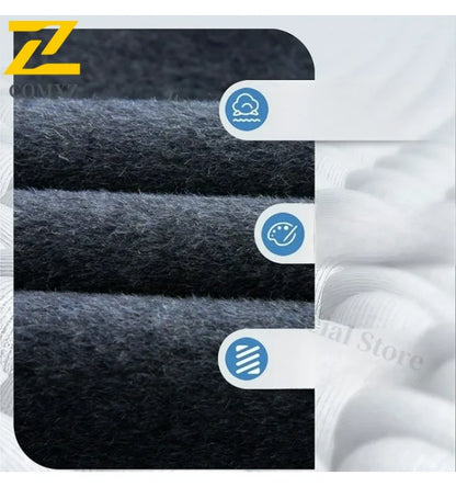 2025 Winter Wool Jacket Male New High Fashion Business Casual Thickening Coat Classic Business Style Windproof Warm TrenchCoat