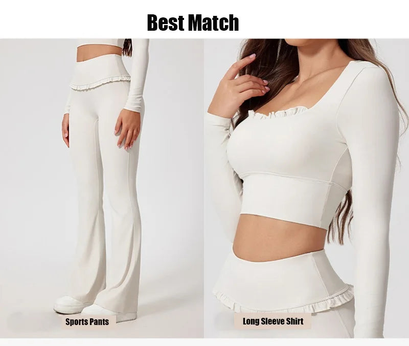 Pantalones deportivos rosas para mujer Cloud Hide Leisure, ideales para entrenamiento en casa, yoga, gimnasio, fitness, correr, con cintura alta y estilo urbano.