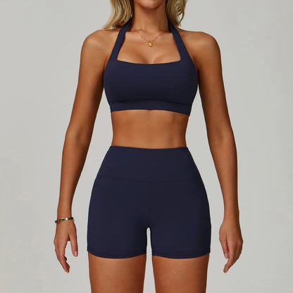 2 Piece Set Women's Tracksuit Fitness Clothes Yoga Sets Sportswear Workout Bra High Waist Leggings Set Gym Clothing Sports Suits