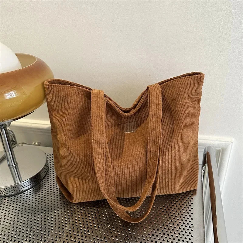 Bolso de mano moderno de gran capacidad, sencillo, estilo coreano, de un solo hombro, para uso diario, con bolsillo para teléfono, poliéster, talla L