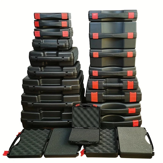 Maleta Caja de Herramientas Profesional Con Esponja Caja de Herramientas Completa Estuches Estuche de Herramientas de Plástico Portátil Estuche de Herramientas Equipo de Seguridad Estuche de Instrumentos