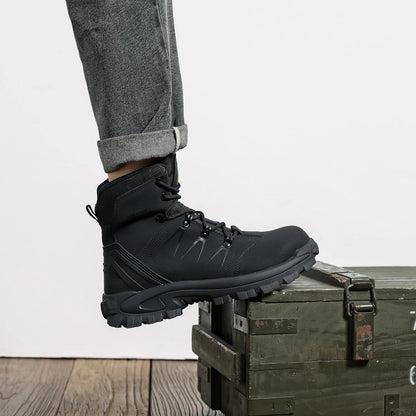 Zapatos de seguridad para el trabajo para hombres, zapatillas ligeras de trabajo protectoras, zapatos ligeros, zapatos transpirables, zapatos de trabajo antiperforación.