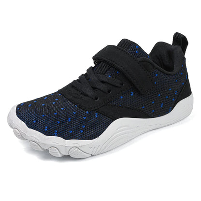 Zapatos descalzos para niños, zapatillas de deporte para niños y niñas, zapatos con abertura natural, zapatillas minimalistas con punta ancha, para niños pequeños, pequeños y grandes.