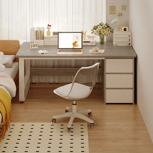 Escritorio ejecutivo con cajones, almacenamiento en esquina, suministros para sala de estar, escritorios para computadora, patas, muebles europeos para mesa de computadora